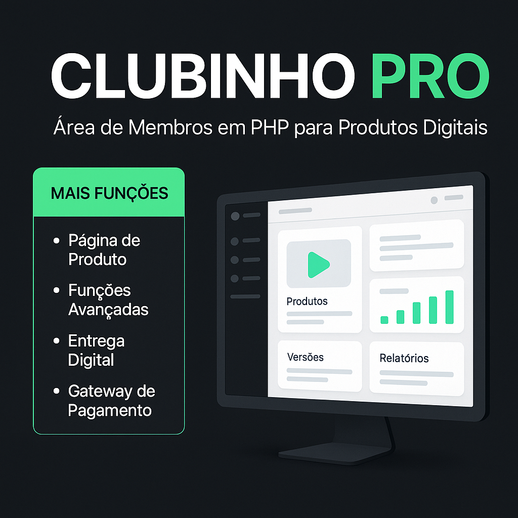 Clubinho PRO Sistema Completo para Área de Membros 2025